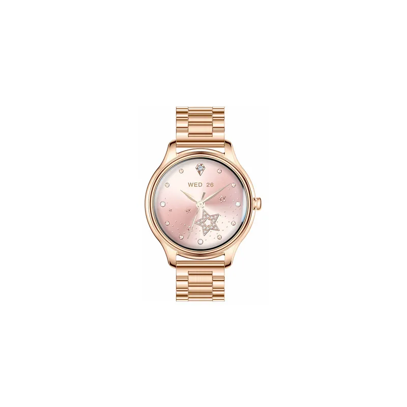 COLMI L28 Smart Watch (Gold + gold steel strap)